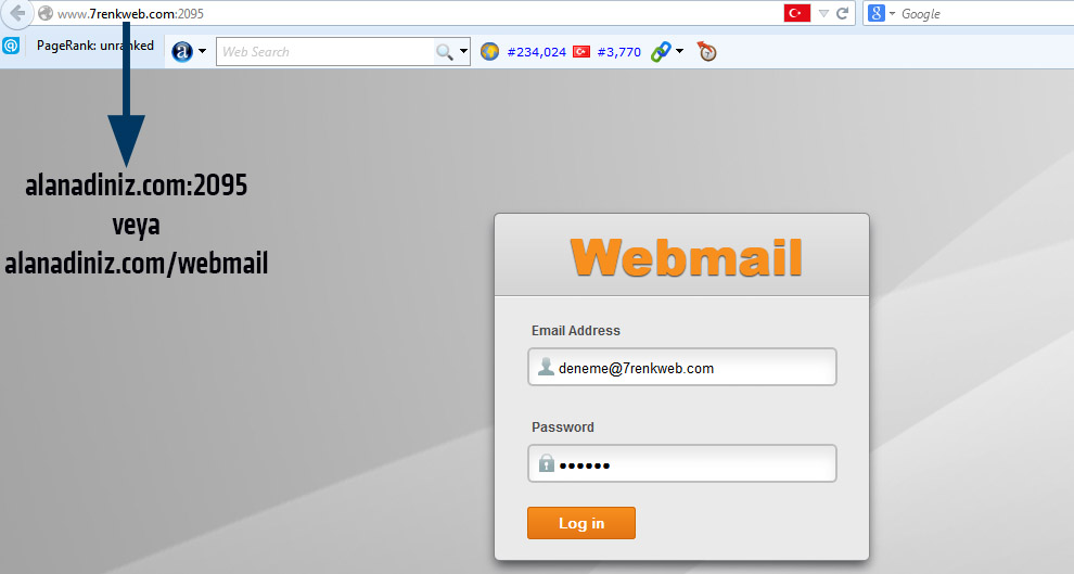 web mail nasıl kullanılır 1